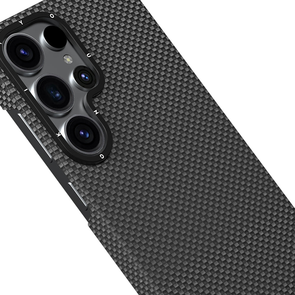 Youngkit 1500D Kevlar Extreme Wing Serisi Galaxy S25 Ultra Magsafe Aramid Fiber Telefon Kılıfı-2 Youngkit 1500D Kevlar Extreme Wing Serisi Galaxy S25 Ultra Magsafe Aramid Fiber Telefon Kılıfı-2